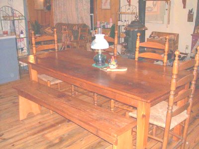 Kitchen Table with bench
